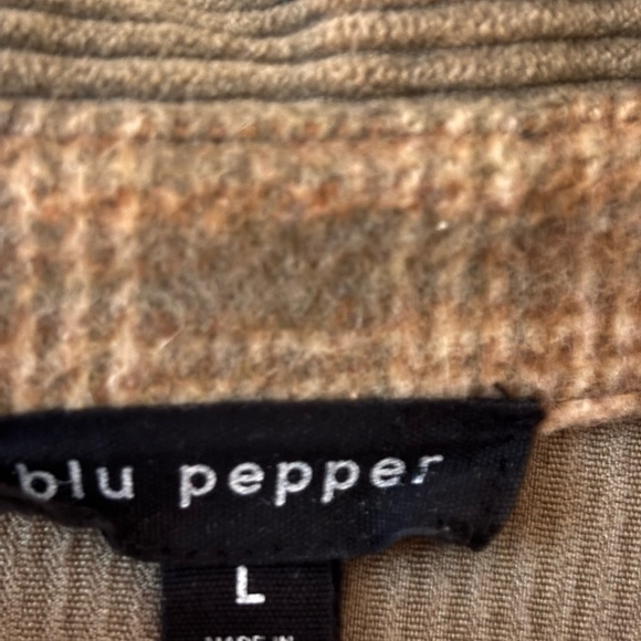 Blu Pepper Plaid Button Down Shirt - Picture 3 of 3